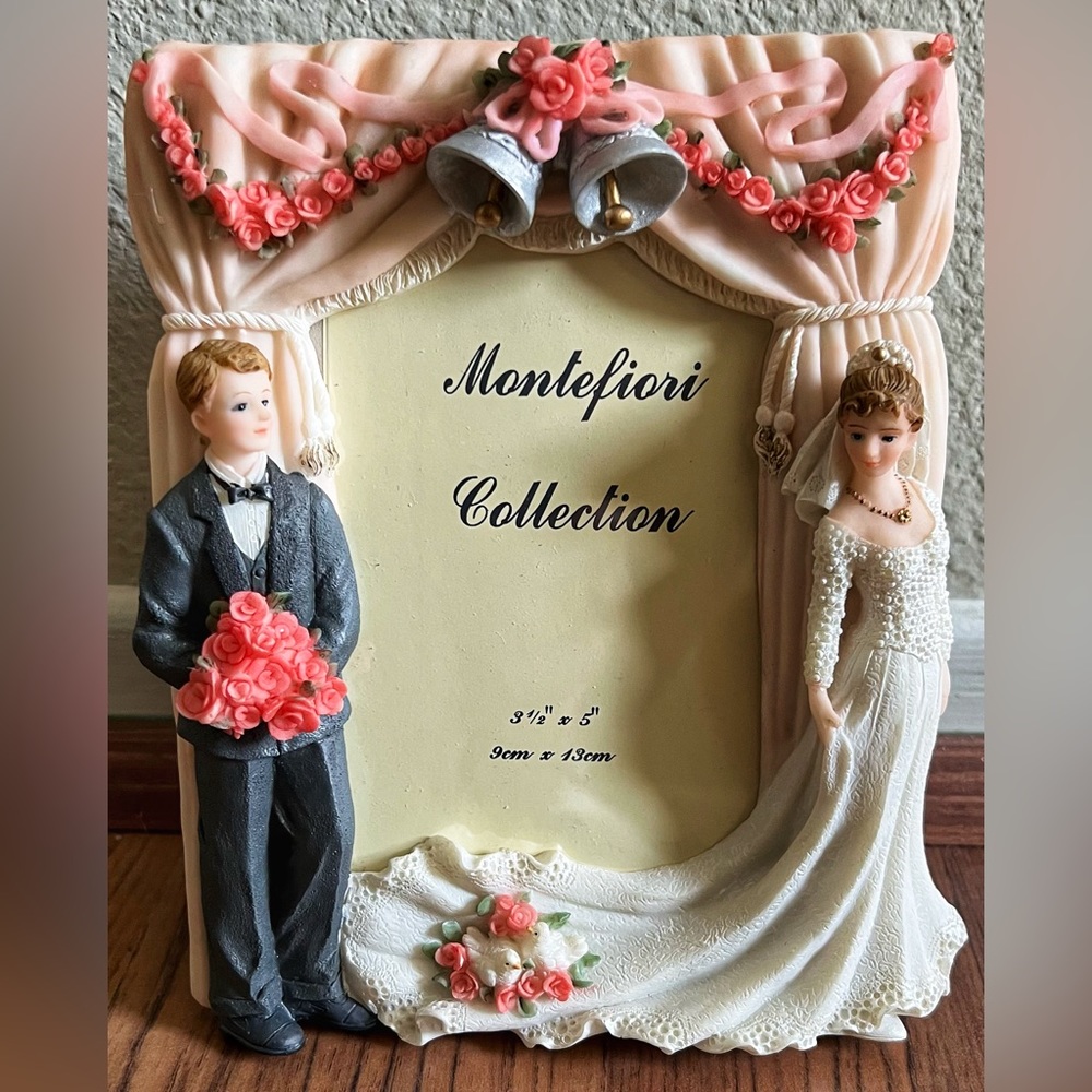 Vintage Montefiori Collection Italy Design Wedding Photo Frame NWT
